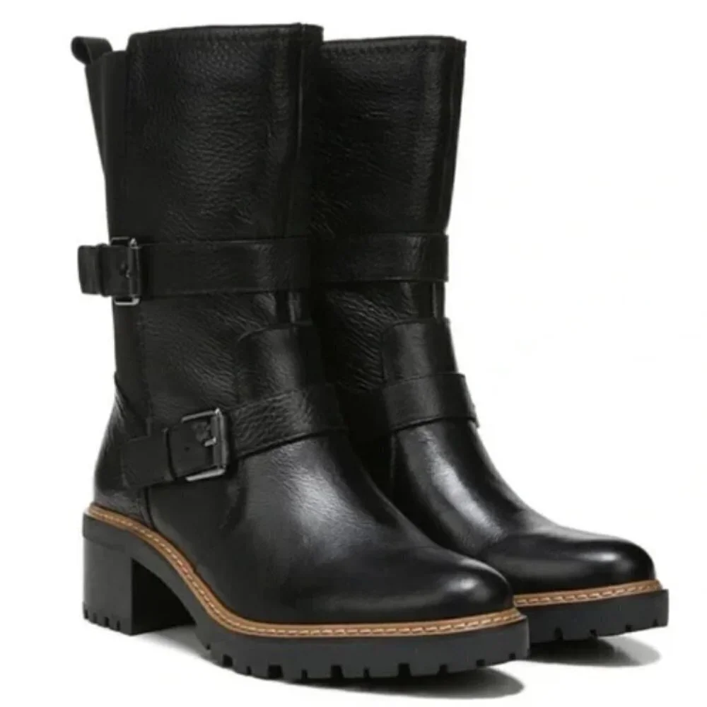 NATURALIZER Tex Black Leather Boots